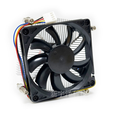 超薄1U铜芯4线滚珠温控风扇1200/115X静音工控一体机cpu散热器itx - 图2