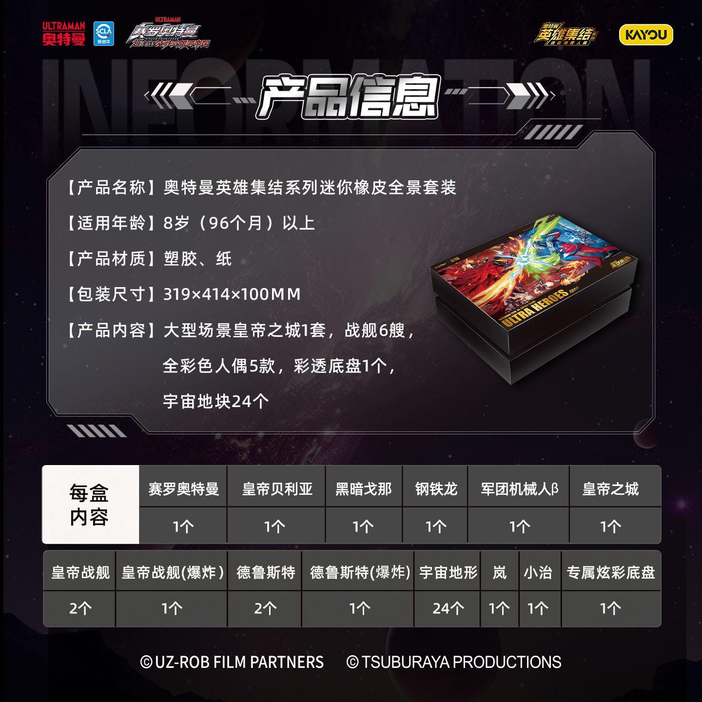 卡游 奥特曼英雄集结系列迷你橡皮全景套装 官方正版周边人偶玩具,淘宝优惠券,粉丝福利购,淘宝优惠卷