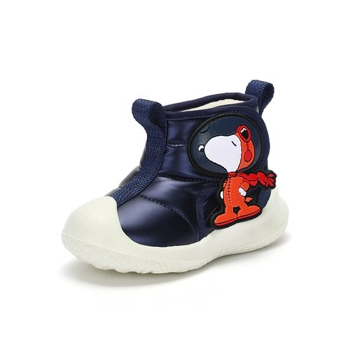 Nuby, демисезонные туфли для мальчиков, детские удерживающие тепло флисовые короткие сапоги