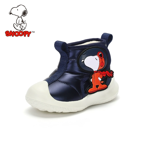 Nuby, демисезонные туфли для мальчиков, детские удерживающие тепло флисовые короткие сапоги