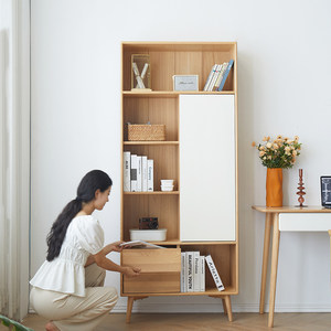 治木工坊全实木橡木床茶几电视柜餐椅斗柜书柜餐边柜特价清仓现货