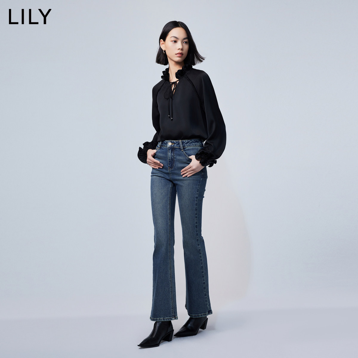  LILY蕾丝衫/雪纺衫