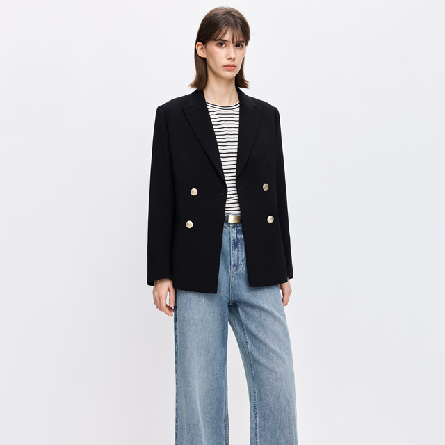LILY commuter ແອວສອງເຕົ້ານົມແມ່ຍິງ blazer