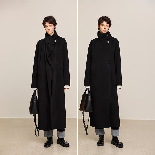 Light luxury camel velvet LILY sheep wool long wool