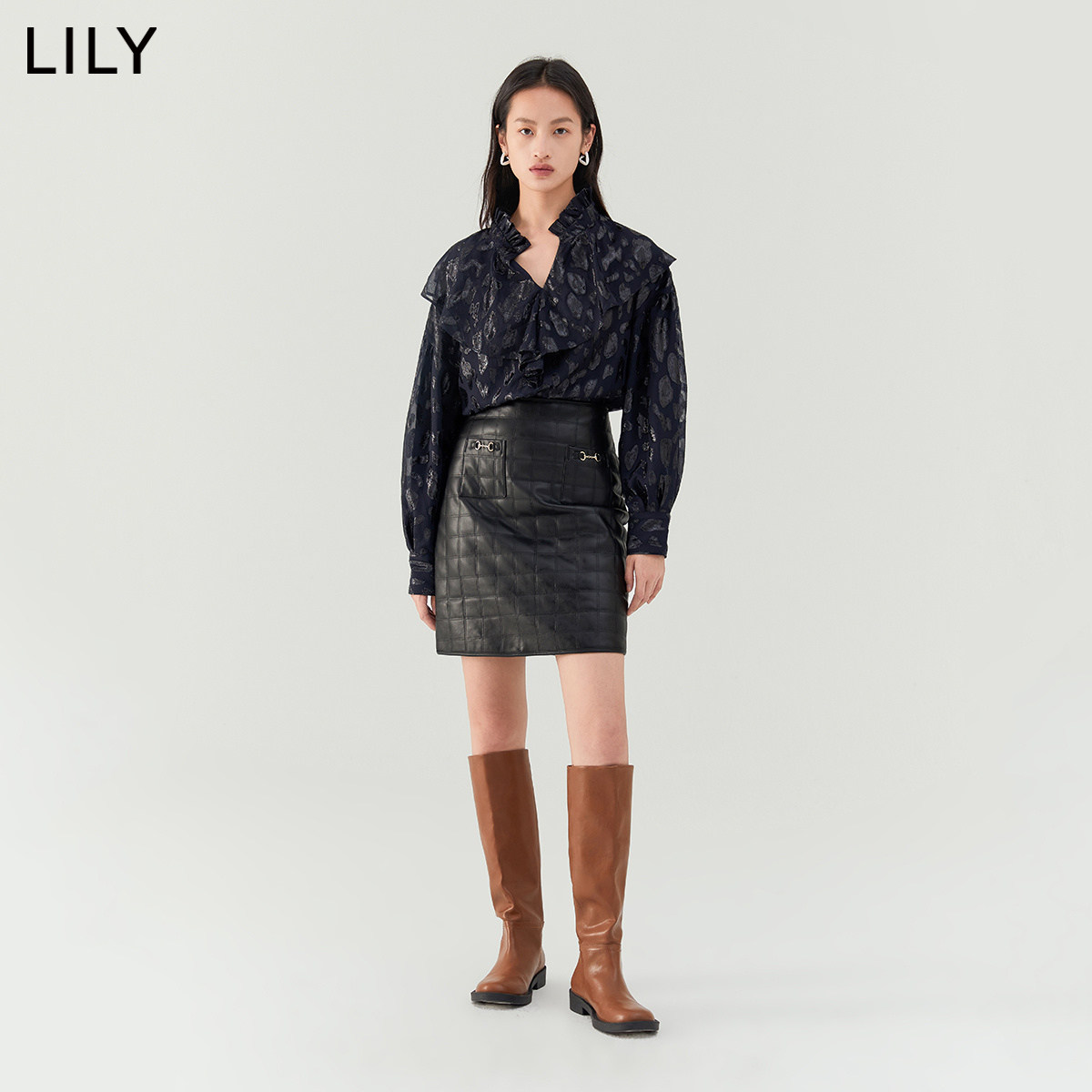  LILY蕾丝衫/雪纺衫