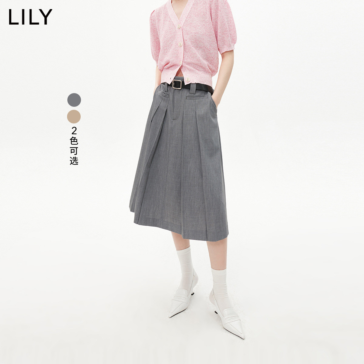 【宋茜同款】lily2023春新款半身裙 LILY半身裙