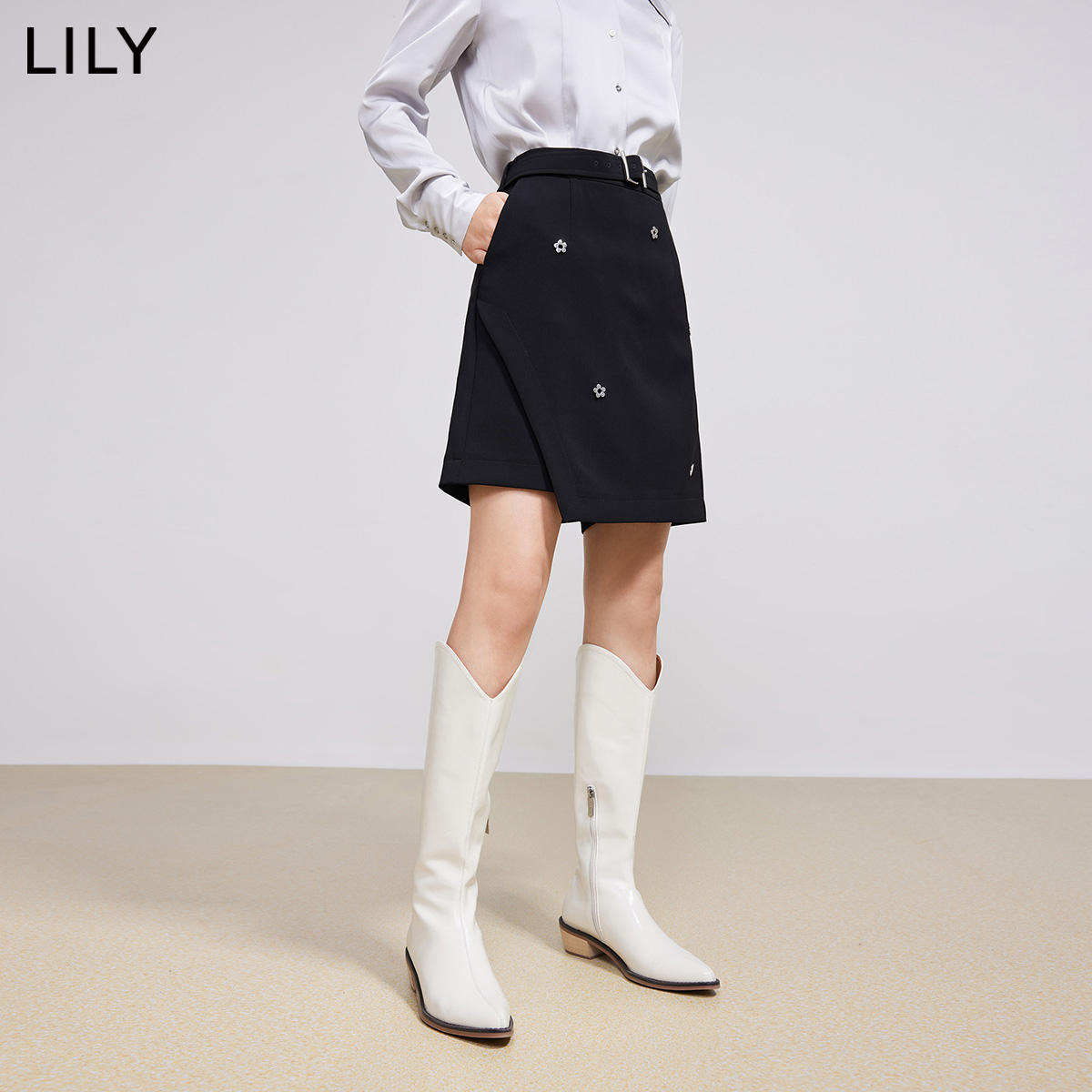 【商场同款】lily2023新款女显瘦裤裙 LILY休闲裤