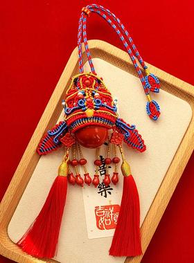 diy新娘国风情侣胸针编织材料包