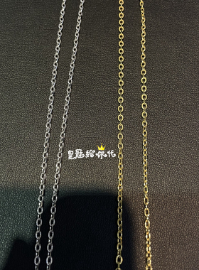 日本设计师品牌风18K金雕花项链