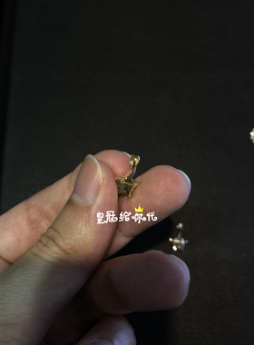 EYEFUNNY钻石18K金五角星吊坠