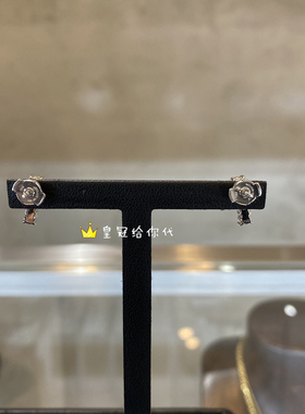 设计师品牌风18k金十字架耳坠