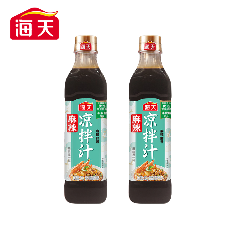 海天藤椒麻辣凉拌汁570g家用凉拌菜调味汁酸辣鲜香冷泡汁捞汁调料 - 图0