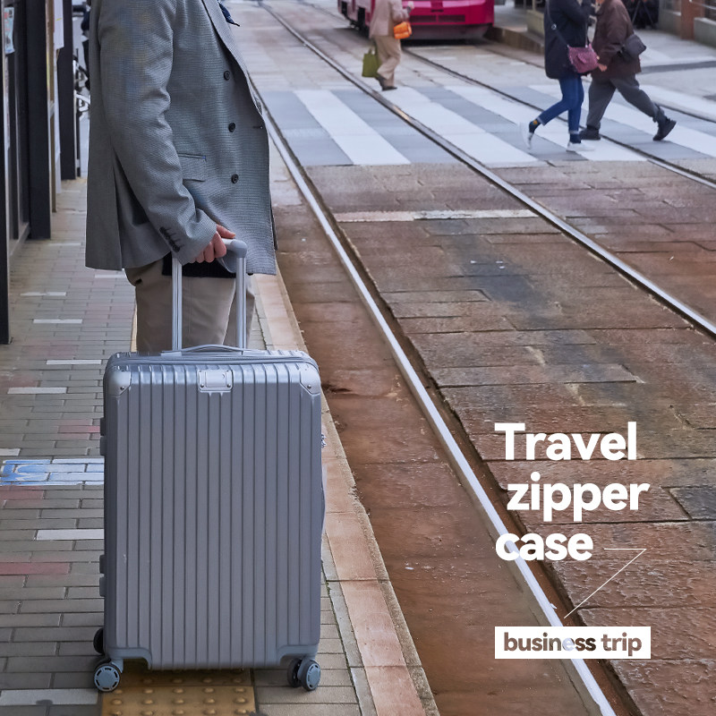 银座女拉链男流行色20寸拉杆箱 银座箱包旅行箱