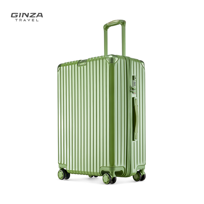 银座女拉链男流行色20寸拉杆箱 银座箱包旅行箱