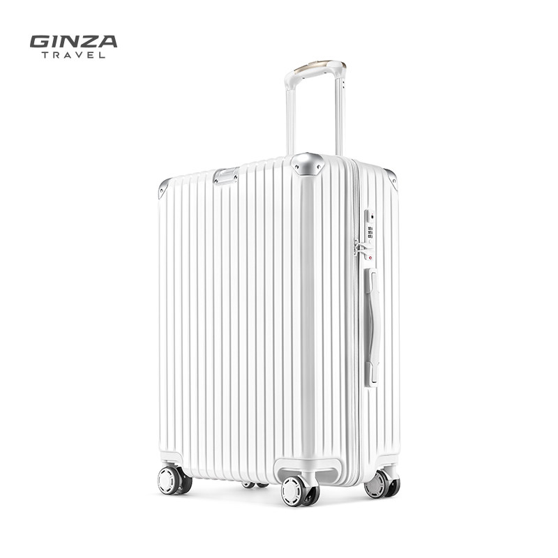 银座女拉链男流行色20寸拉杆箱 银座箱包旅行箱