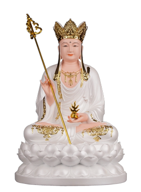 娑婆四圣白衣释迦牟尼观音弥勒佛地藏王仿瓷树脂玻璃钢摆件全堂佛
