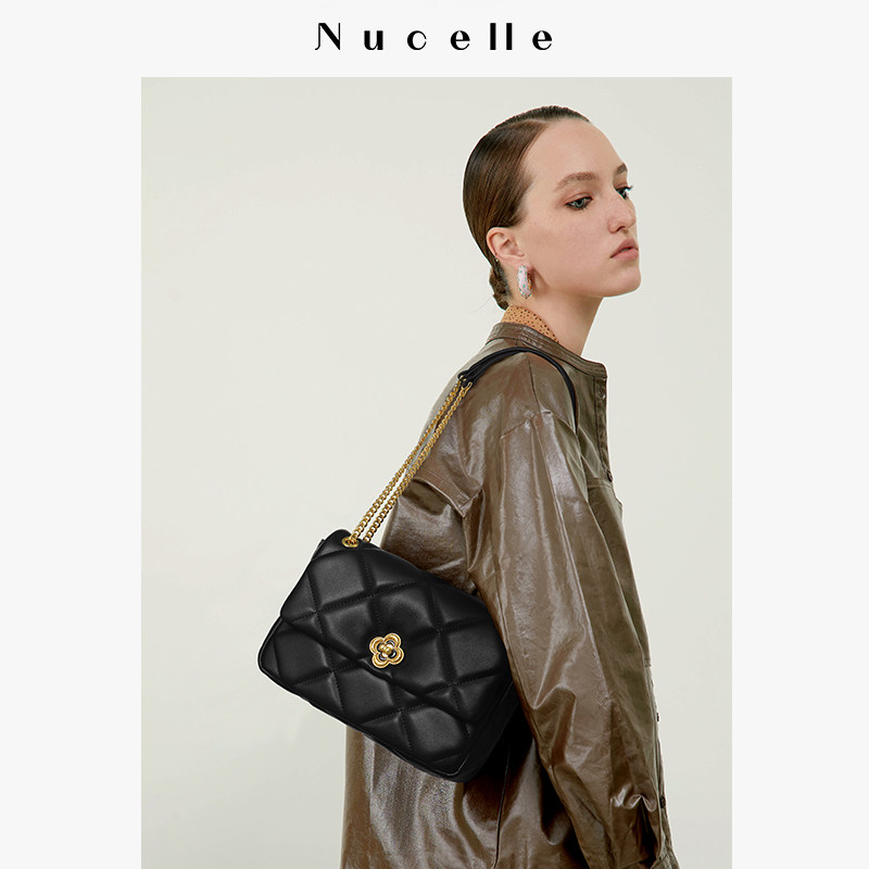 nu纽芝兰2023夏季新款小香风链条包 纽芝兰箱包女士包袋