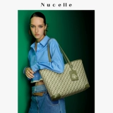 Вместительная и большая оригинальная сумка на одно плечо, коллекция 2023, из натуральной кожи