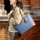 NU New Zealand 2026 new duck old flower tote bag large capacity high-end shoulder bag temperament commuter bag for women
