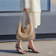 New Zhilan Zhiqu woven hobo bag 2026 new large capacity tote bag