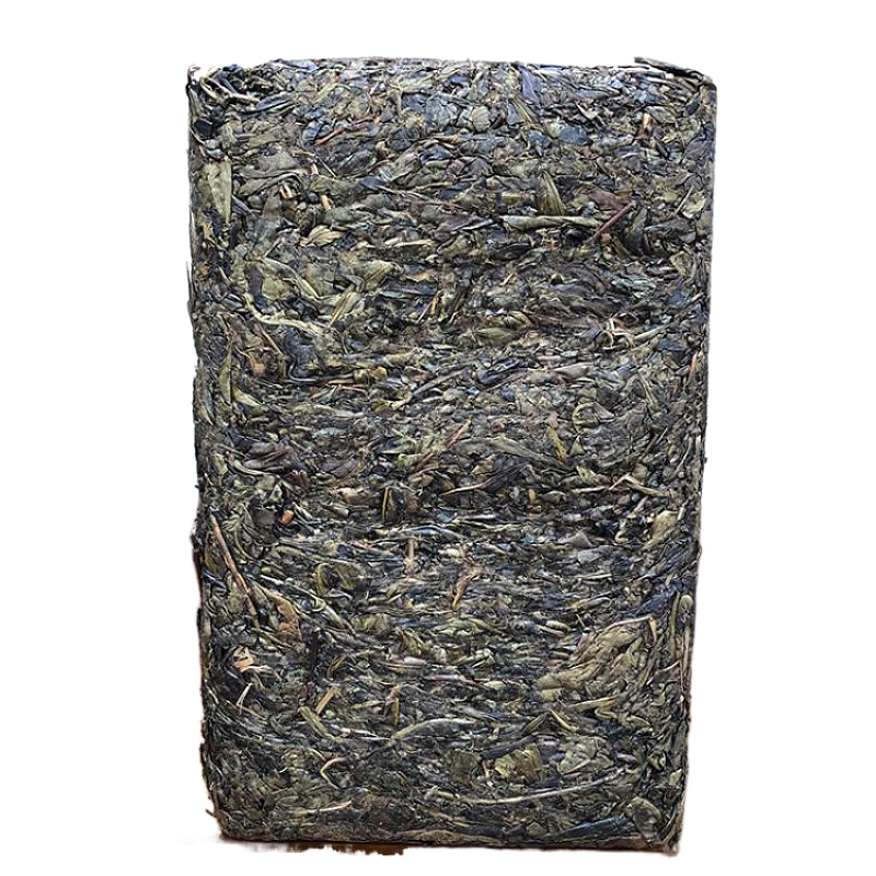 【送茶刀】黑茶湖南安化黑茶金花茯砖1000g金花茯安化黑茶茯砖茶