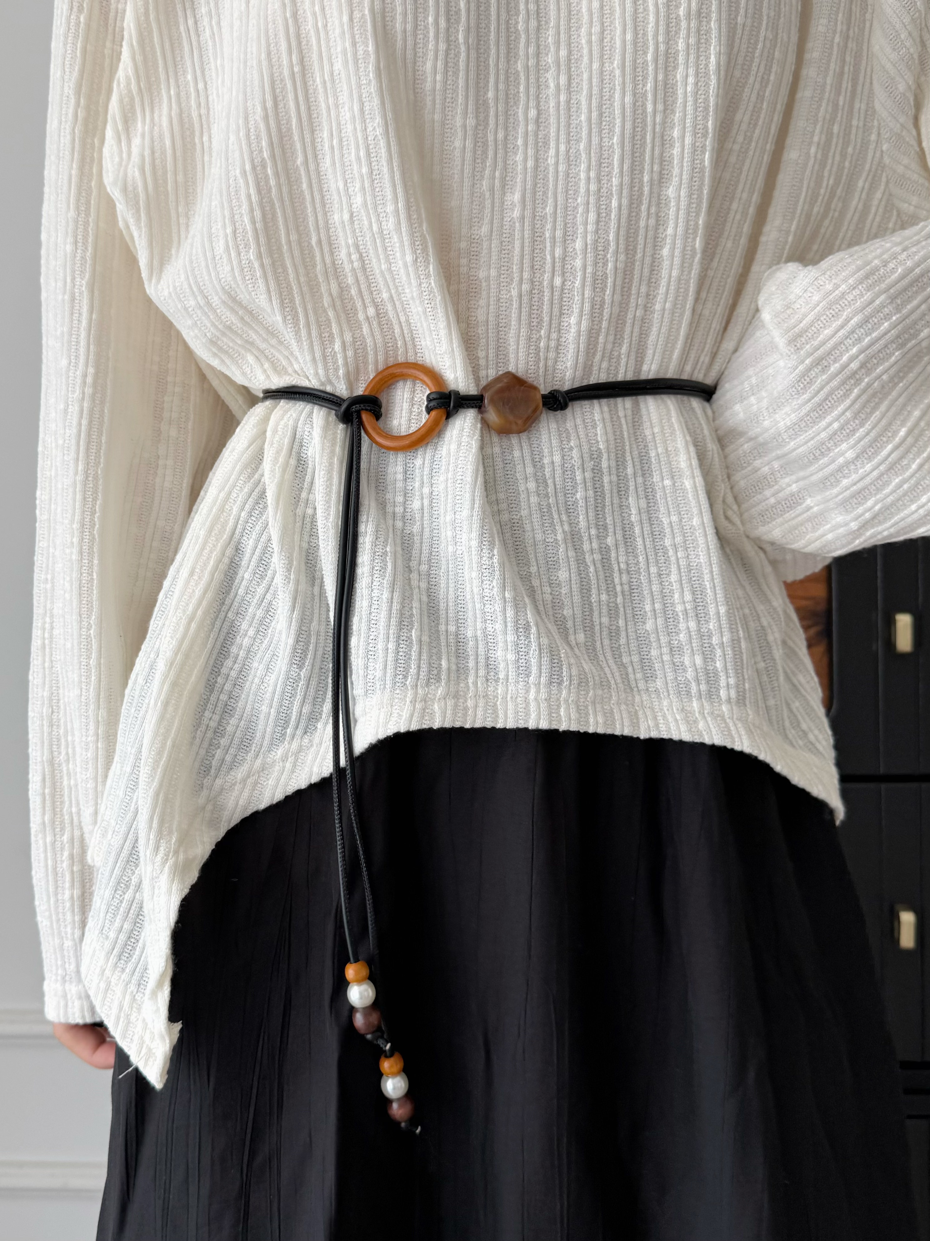 简约圆圈打结细腰带女配毛衣裙子时尚装饰百搭软皮带腰链长款腰绳,淘宝优惠券,粉丝福利购,淘宝优惠卷