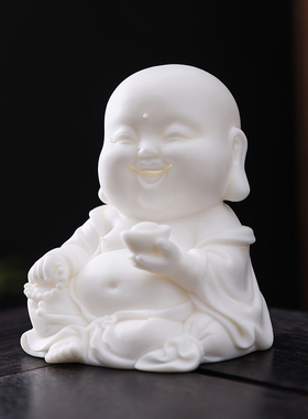 德化陶瓷笑佛摆件弥勒