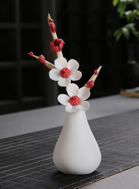 小花瓶摆件古典风礼品德化白瓷