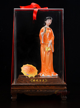 陶瓷人物古典美女风德化工艺品
