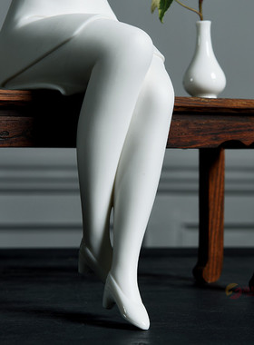 人物古典美女风白瓷德化工艺品