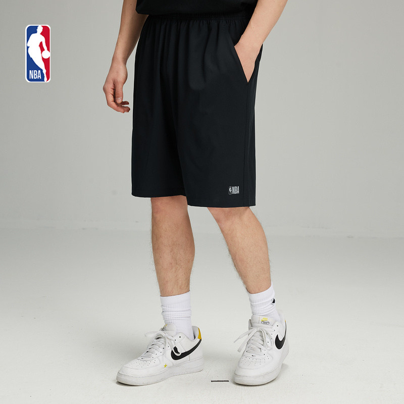 NBA球队文化系列 联盟 秋季男子运动健身休闲宽松凉爽黑色短裤,淘宝优惠券,粉丝福利购,淘宝优惠卷