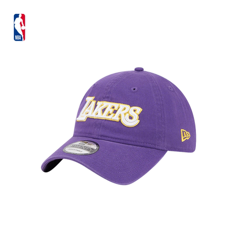 NBA官方正品New Era男女款湖人Statement Edition弯檐帽遮阳帽 - 图0
