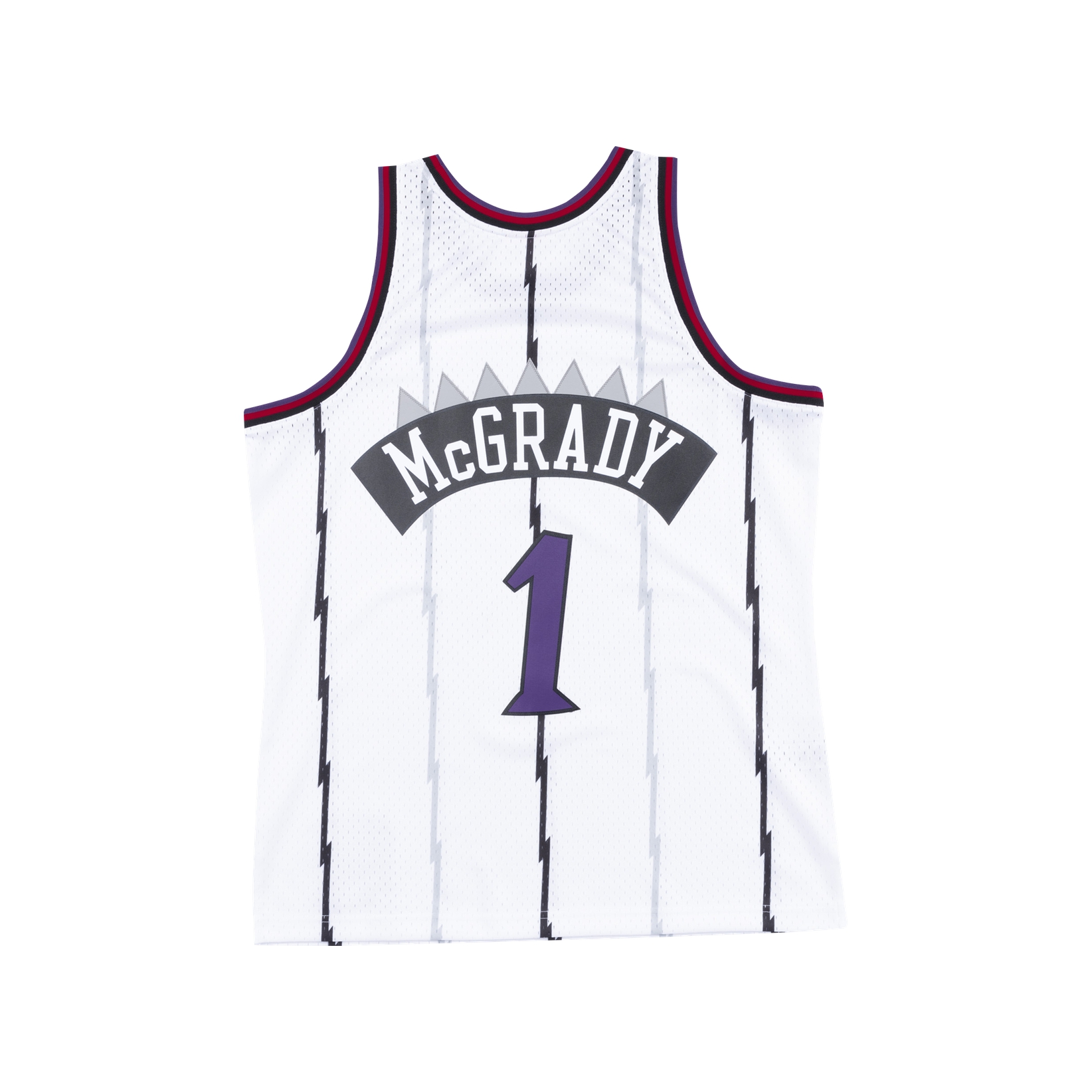 复古球衣SW 猛龙队 麦克格雷迪 白色主场 NBA-Mitchellness - 图1