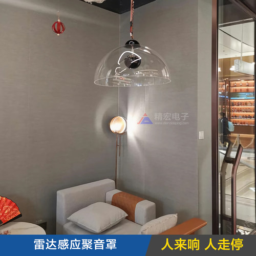 定向音响 集音罩 拢音喇叭 集声感应音箱 太空罩 控制音视频感应 - 图1