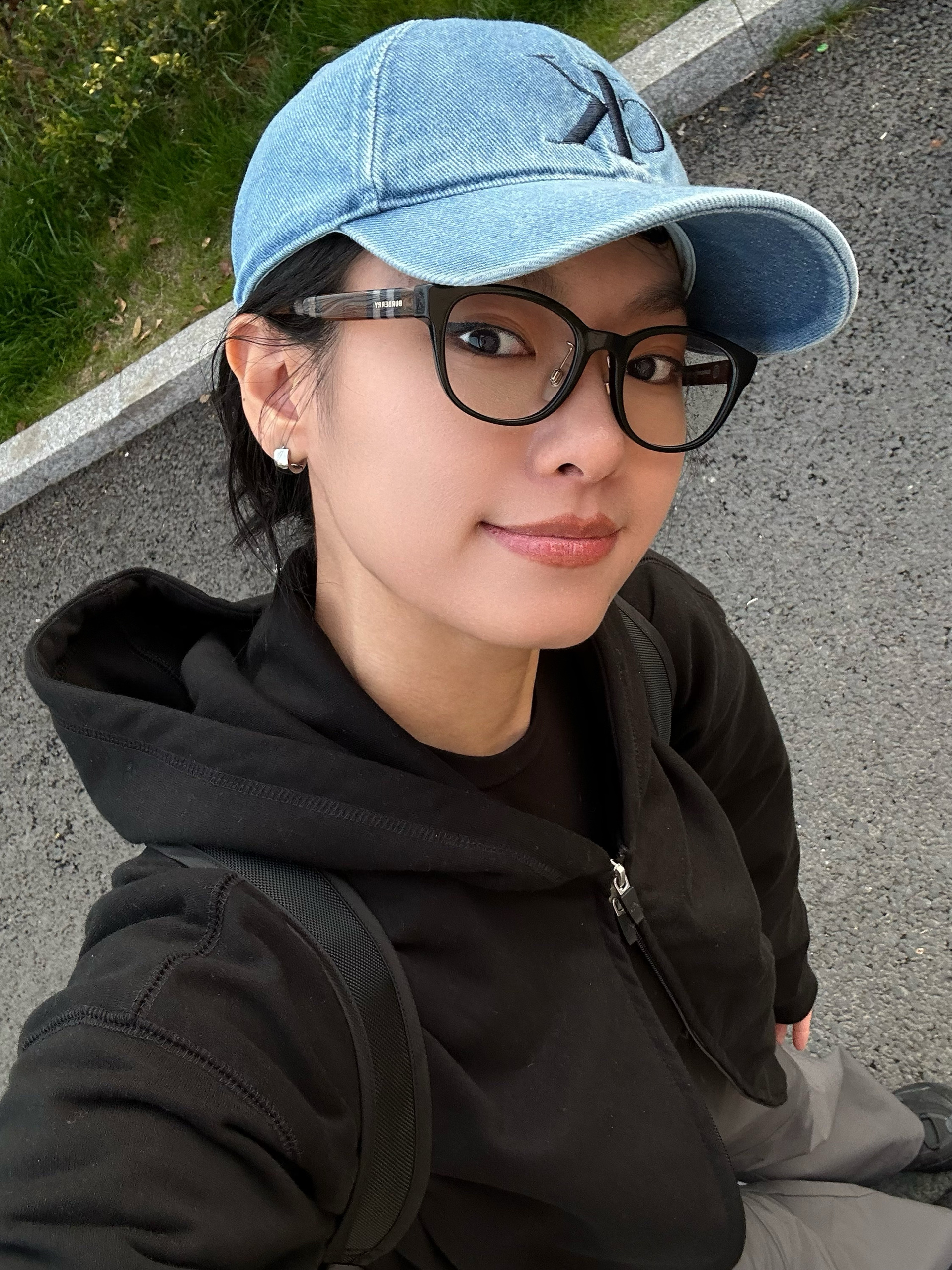 734号高亮简约耳扣日常通勤耳环小圈圈耳钉耳骨环钛钢不掉色 - 图1