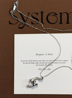 734钛钢夸张链条可洗澡项链精工重工锁骨链