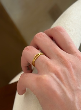 可洗澡戒指钛钢简约不掉色