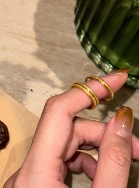 通勤时尚婚戒钛钢戒指