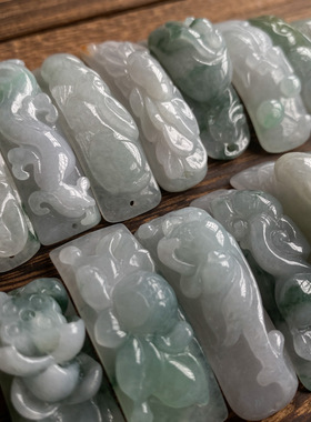 青莲记女天然A货翡翠手牌手链