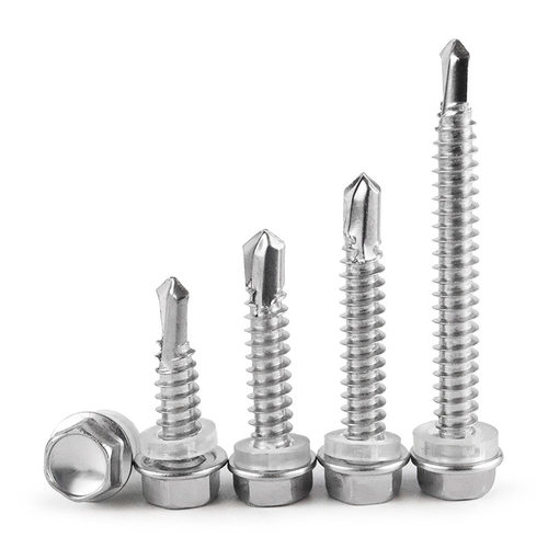 410不锈钢外六角钻尾螺丝钉彩钢瓦燕尾自攻自钻螺钉铁皮M5.5M6.3 - 图3