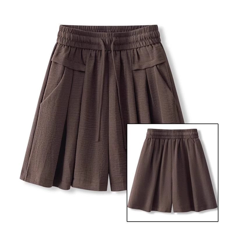 清仓捡漏冰丝棉麻休闲短裤女高腰大码小个子梨形身材阔腿裙裤外穿,淘宝优惠券,粉丝福利购,淘宝优惠卷