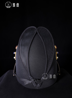 琉鱼汉服翼善冠明制男