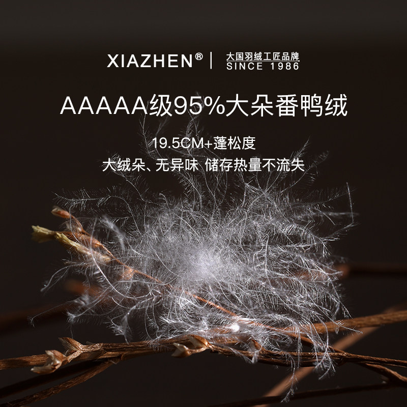 霞珍羽绒被95白鸭绒冬季加厚保暖被子被芯80支全棉抗菌冬被春秋被,淘宝优惠券,粉丝福利购,淘宝优惠卷