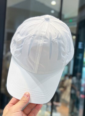 薄款棒球帽女软顶速干帽户外跑步运动鸭舌帽男显脸小防晒遮阳帽夏