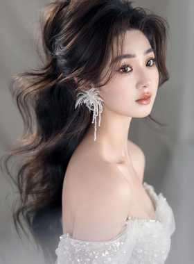 日韩羽毛串珠女性其他森系超仙美