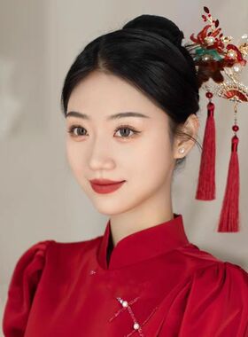 发饰套装合金串珠中式复古民族风