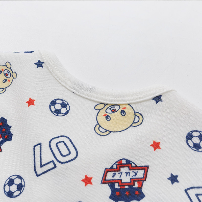 婴儿连体衣秋冬打底纯棉新生儿衣服冬款满月初生宝宝睡衣哈衣爬服