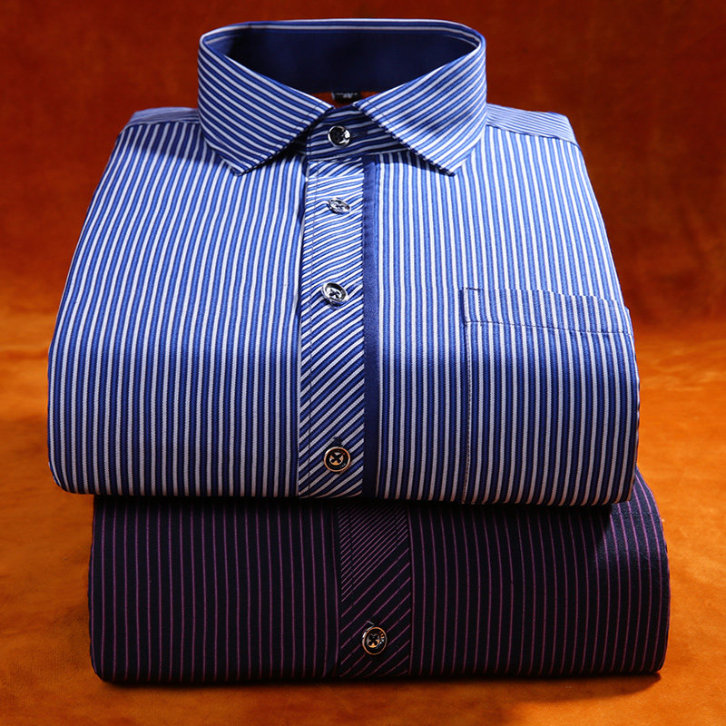 俞兆林加绒加厚中年男士男青年衬衫 俞兆林上海衬衫