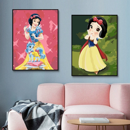 Цифровая раскраска для принцессы для рисования, масляная краска, «сделай сам»