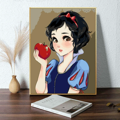 Цифровая раскраска для принцессы для рисования, масляная краска, «сделай сам»